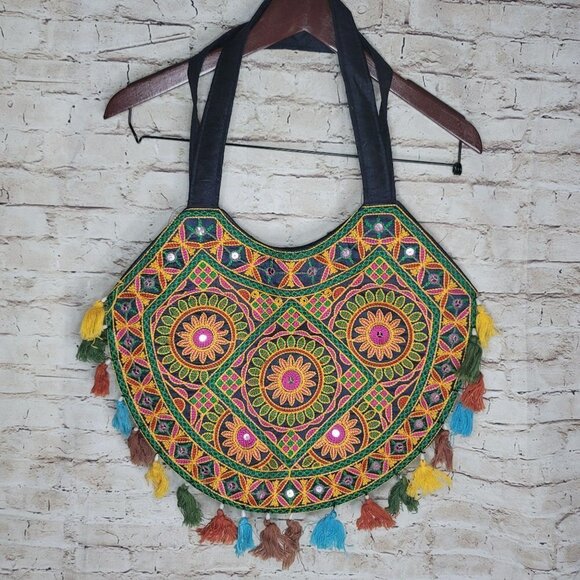 Cross-stitch‎ OverSized Bag Shoulder Beach - Picture 1 of 4